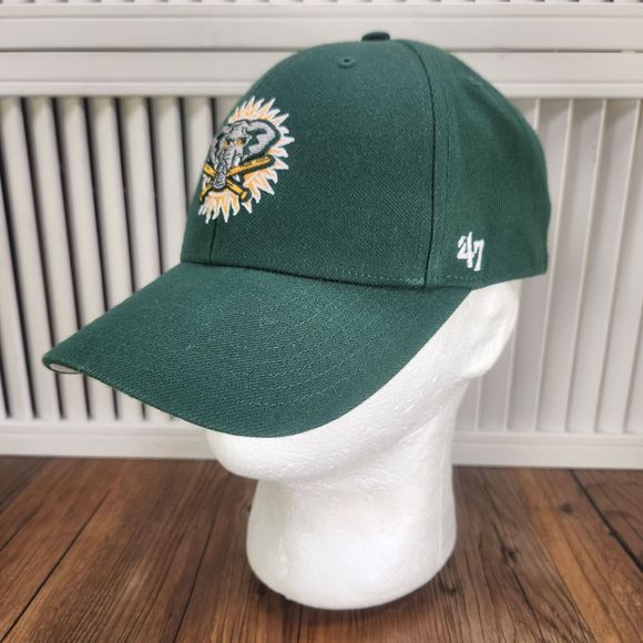’47 Other - Oakland Athletics Elephant Logo Hat Cap Strap Back MLB 47 Cooperstown Collection
